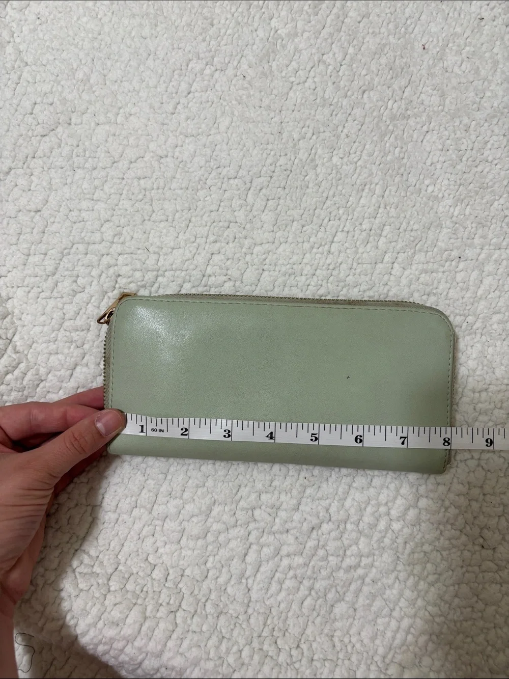 a new day Sage Green Structured Satchel with Wallet